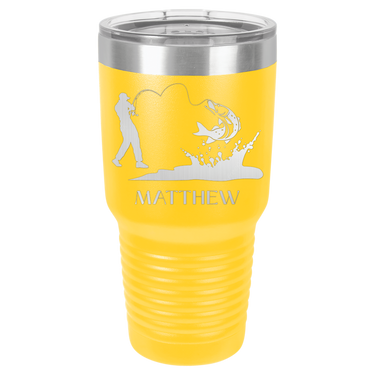 Custom Fishing 30oz Ringneck Tumbler